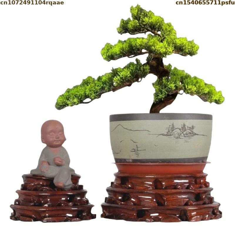 Bonsai Garden Display - เส้นผ่านศูนย์กลาง 6-30 ซม.ยืนฐานดอกไม้แจกันดอกไม้หม้อเรียงลําดับตารางขาตั้งผู้ถือบอนไซพืชนั่งร้าน Garden Decor ชั้นวาง