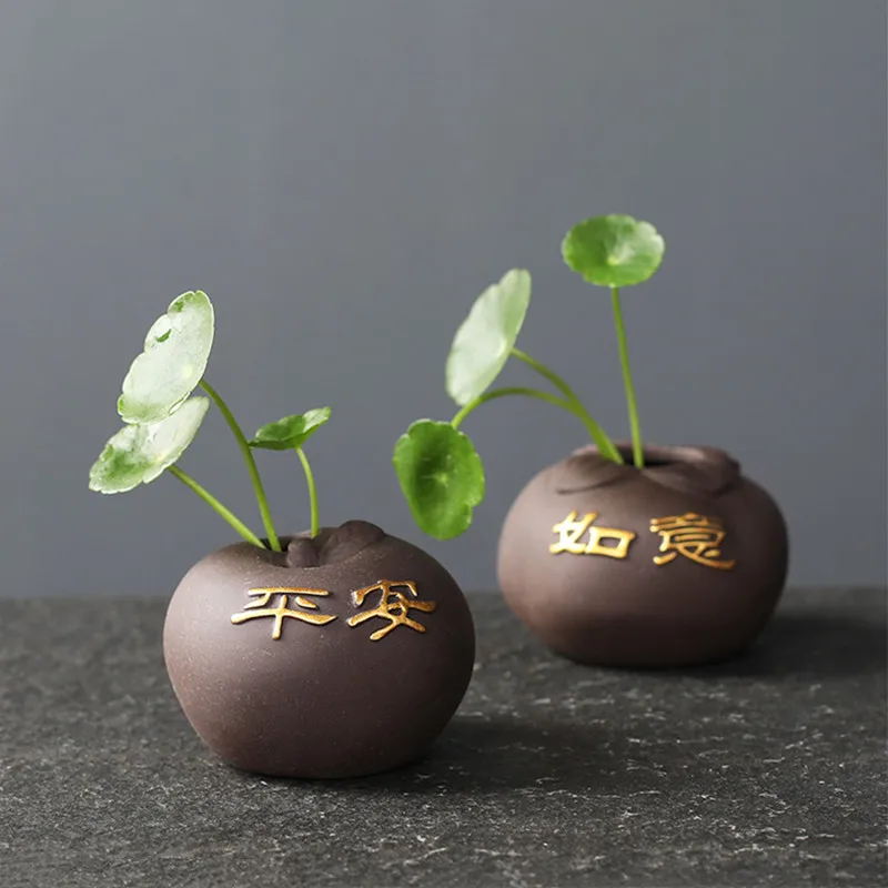 Creative ดินสีม่วงสีม่วงสัตว์เ - Bonsai Garden Ornaments บทวิจารณ์และราคา