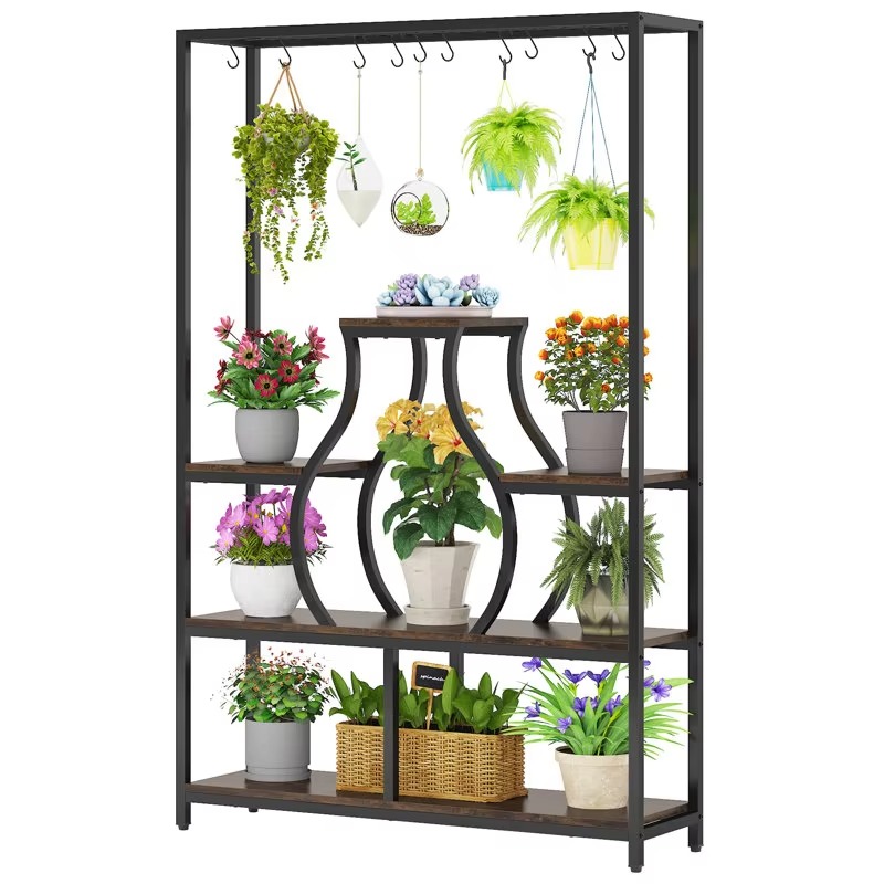ชั้นวางกระถางต้นไม้แขวนผนังสำห - Bonsai Garden Display บทวิจารณ์และราคา