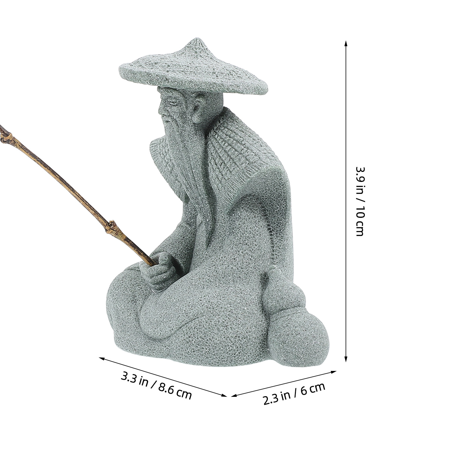 รูปปั้นชาวประมงเรซิน ของตกแต่ง - Bonsai Garden Display บทวิจารณ์และราคา