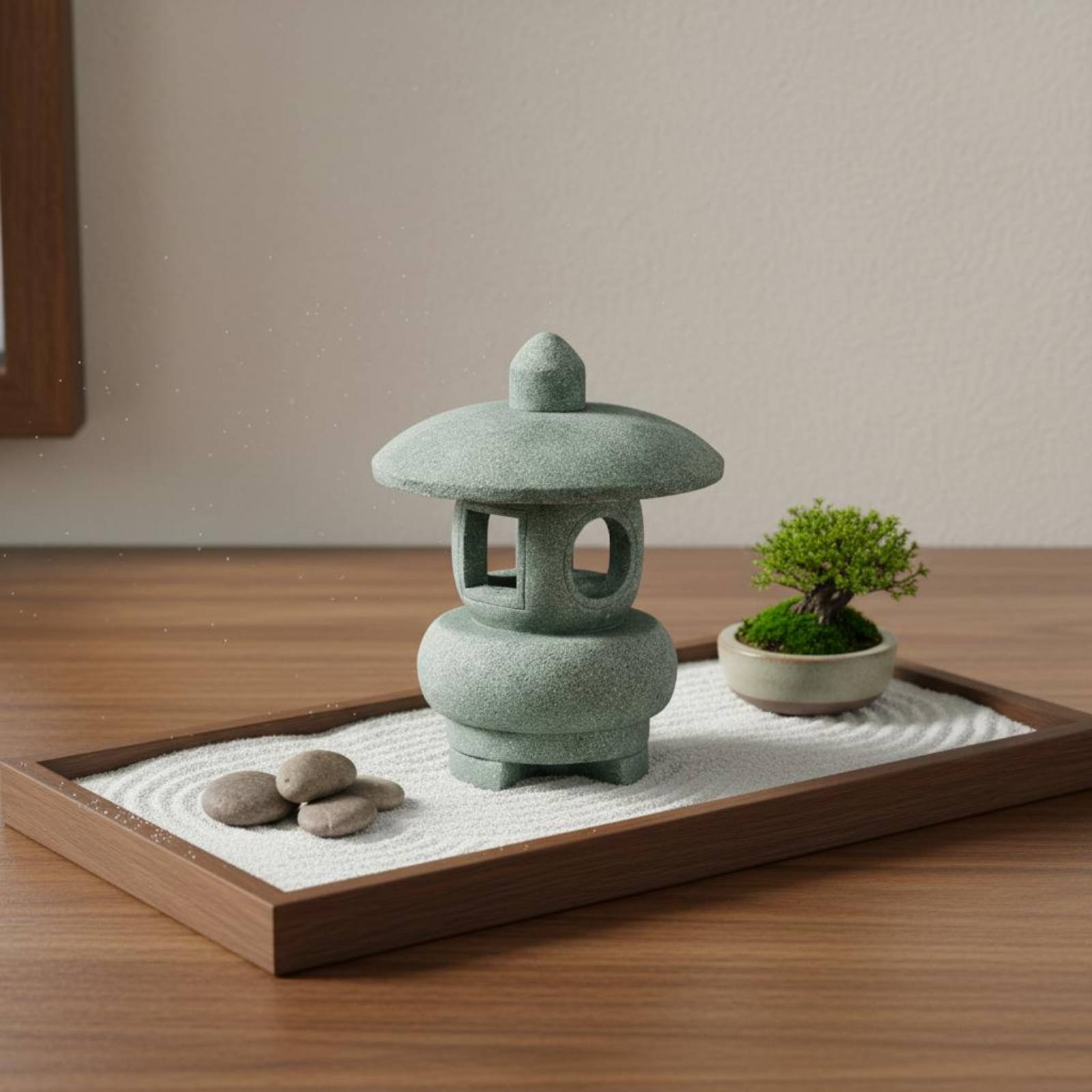 โคมไฟหินจิ๋วสไตล์โบราณ ตกแต่งบ - Bonsai Garden Ornaments บทวิจารณ์และราคา