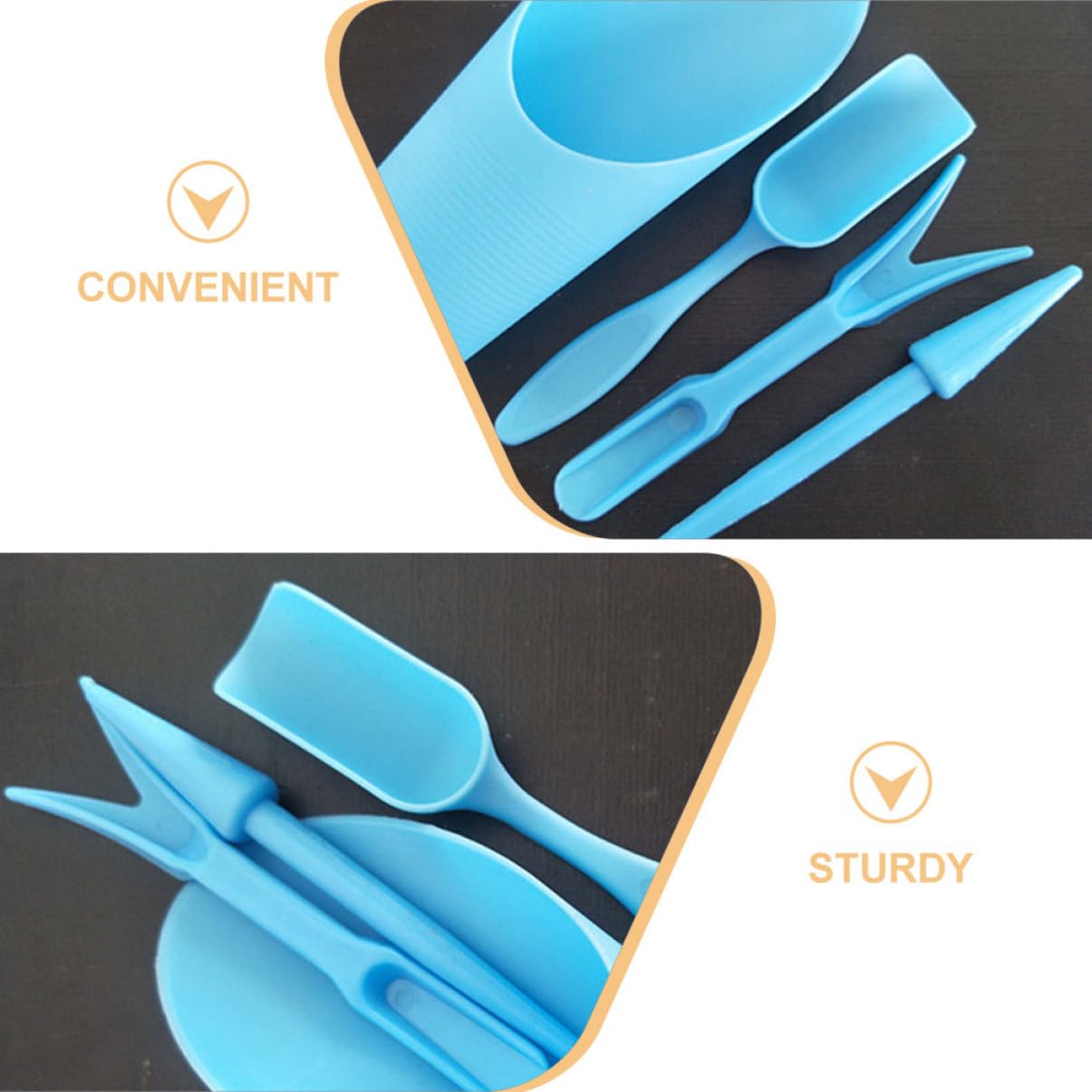 4 ชิ้น/เซ็ต,พลาสติกทนทานถังพลั - Soil Scoop Tool บทวิจารณ์และราคา