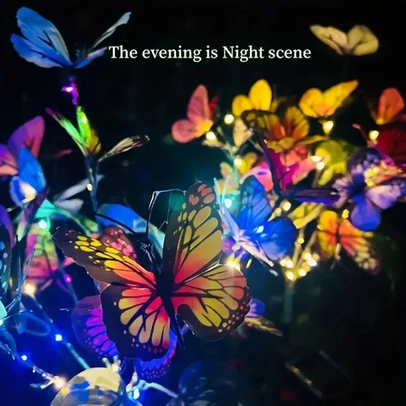 พลังงานแสงอาทิตย์ LED สวนผีเสื - Bonsai Garden Ornaments บทวิจารณ์และราคา