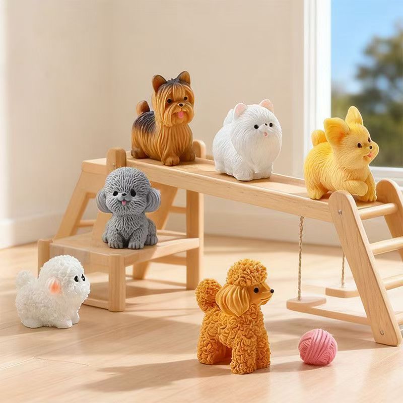 ตุ๊กตาหมาพุดเดิ้ลน่ารัก ของตกแ - Bonsai Garden Art บทวิจารณ์และราคา
