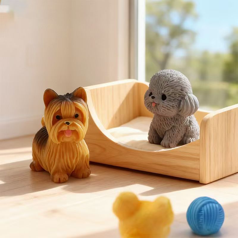 ตุ๊กตาหมาพุดเดิ้ลน่ารัก ของตกแ - Bonsai Garden Art บทวิจารณ์และราคา