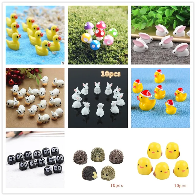 10Pcs/Hedgehog และวัว/สัตว์น่า - Bonsai Garden Art บทวิจารณ์และราคา