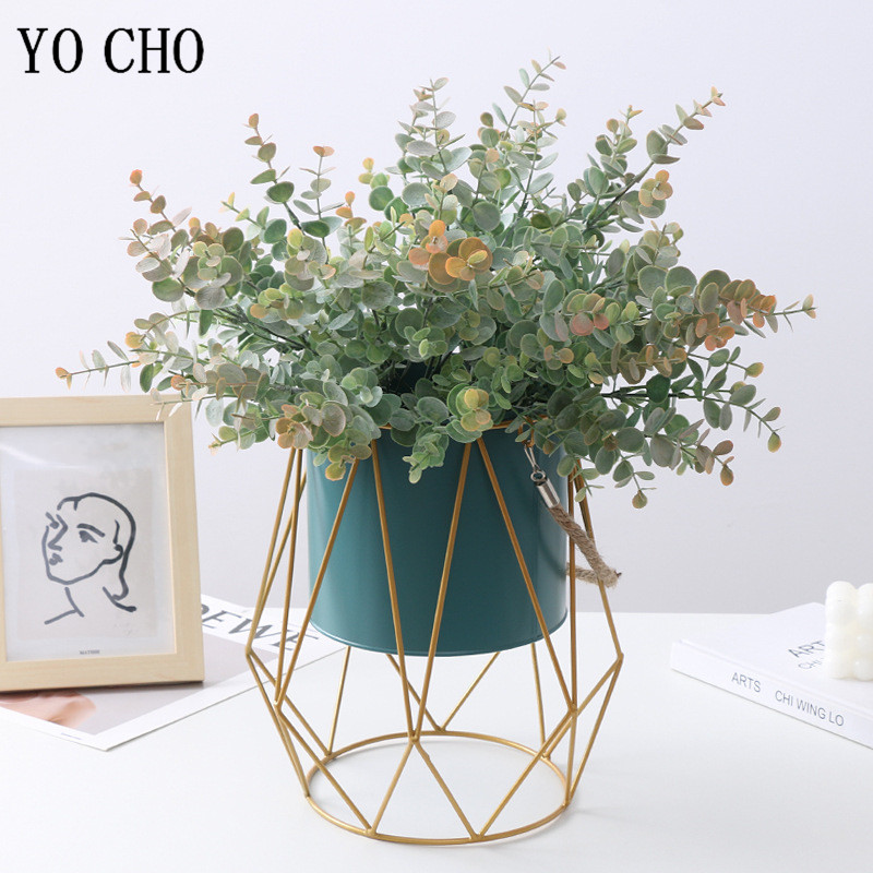 5ส้อม/Bunch Silk Eucalyptus ใบ - Bonsai Garden Art บทวิจารณ์และราคา