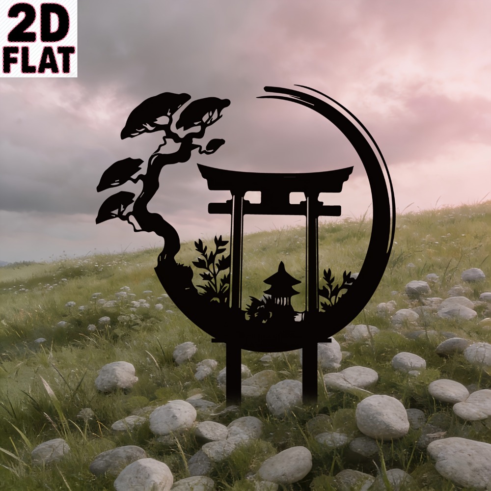 CIFBUY ประตูโทริอิโลหะ งานศิลป - Bonsai Garden Art บทวิจารณ์และราคา
