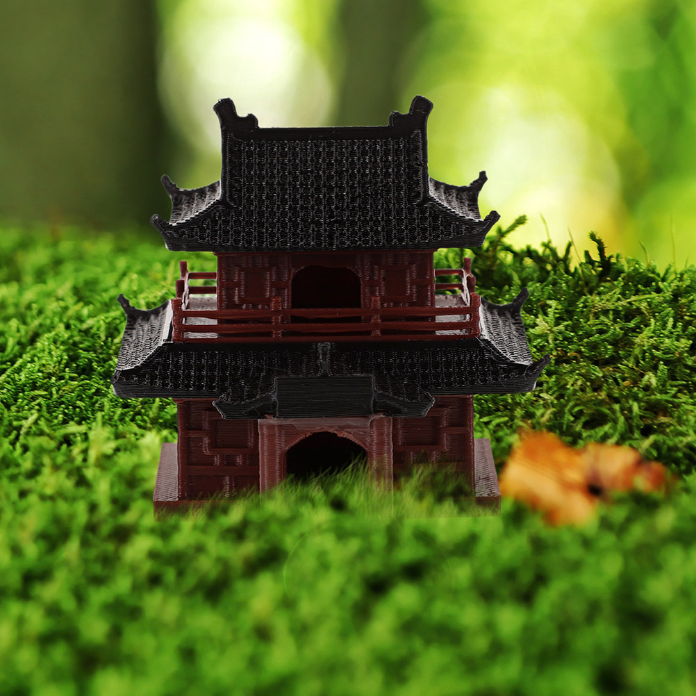 รูปปั้นเจดีย์จิ๋ว งานฝีมือประด - Bonsai Garden Display บทวิจารณ์และราคา