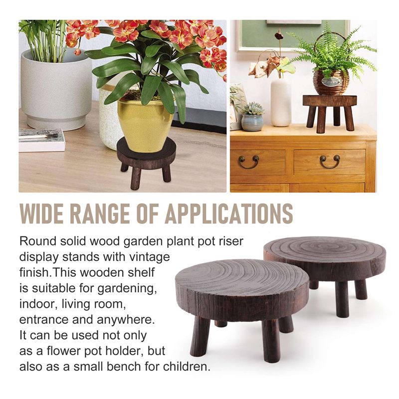 ABHU 2 ชิ้น ขาตั้งไม้ขนาดเล็กส - Bonsai Garden Display บทวิจารณ์และราคา
