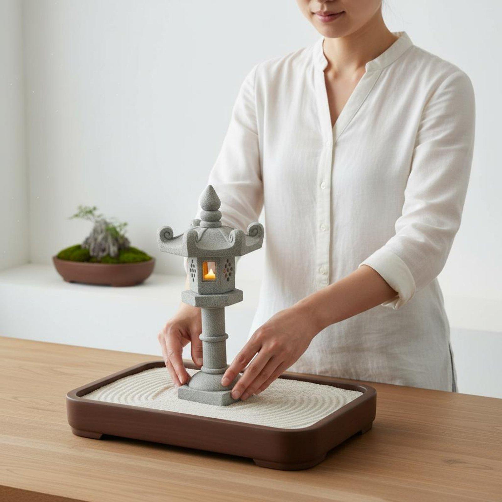 โคมไฟตกแต่งสวน โคมไฟญี่ปุ่น โค - Bonsai Garden Ornaments บทวิจารณ์และราคา