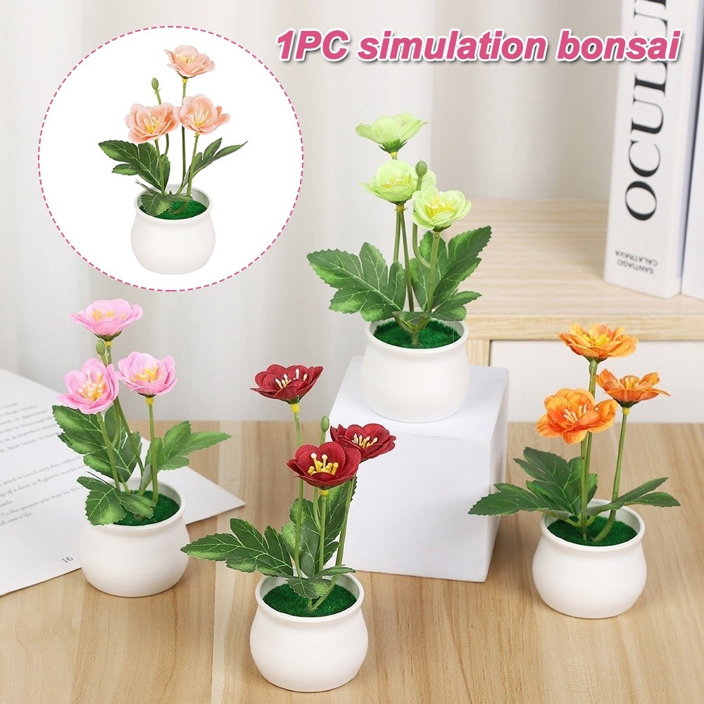 ต้นพลัมประดิษฐ์พร้อมกระถาง ตกแ - Bonsai Garden Display บทวิจารณ์และราคา