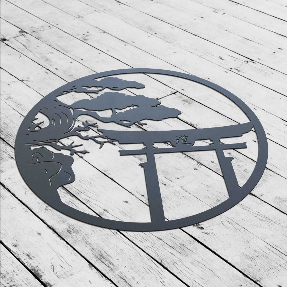 งานศิลปะติดผนังรูปต้นซากุระโลห - Bonsai Garden Art บทวิจารณ์และราคา