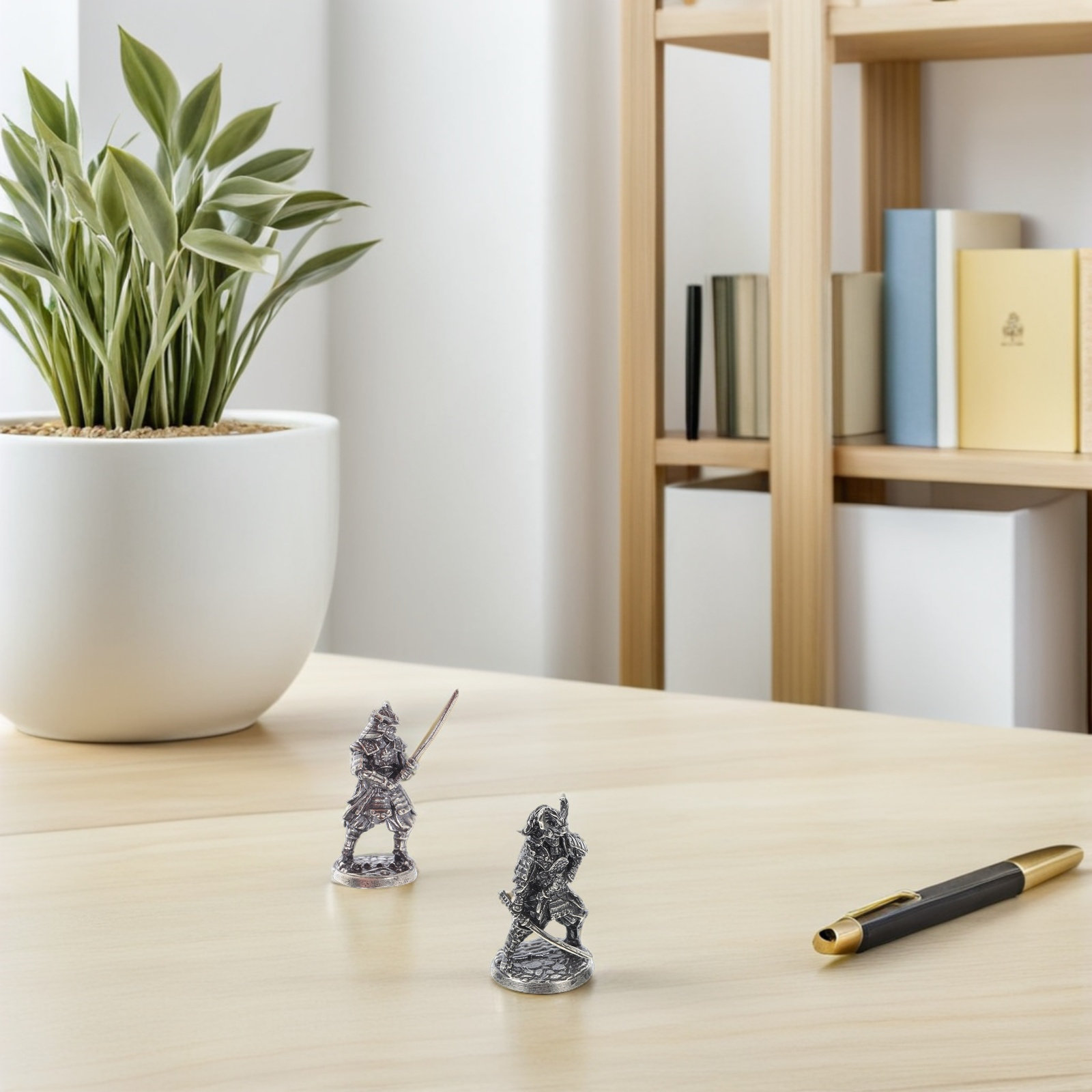 รูปปั้นนักรบซามูไรญี่ปุ่น 2 ชิ - Bonsai Garden For Home บทวิจารณ์และราคา