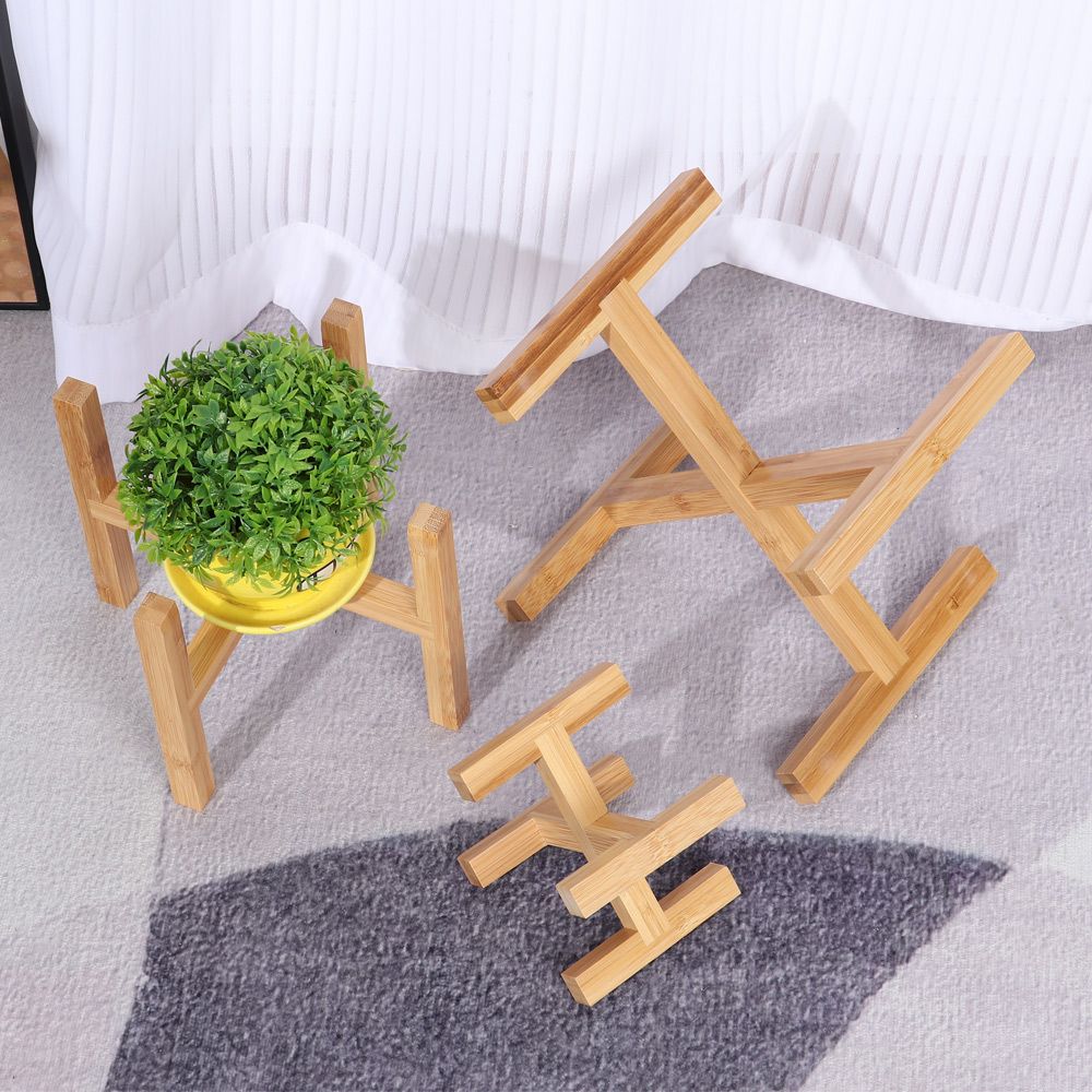 Bonsai ขาตั้งจอแสดงผลถาดไม้ไผ่ - Bonsai Garden Display บทวิจารณ์และราคา