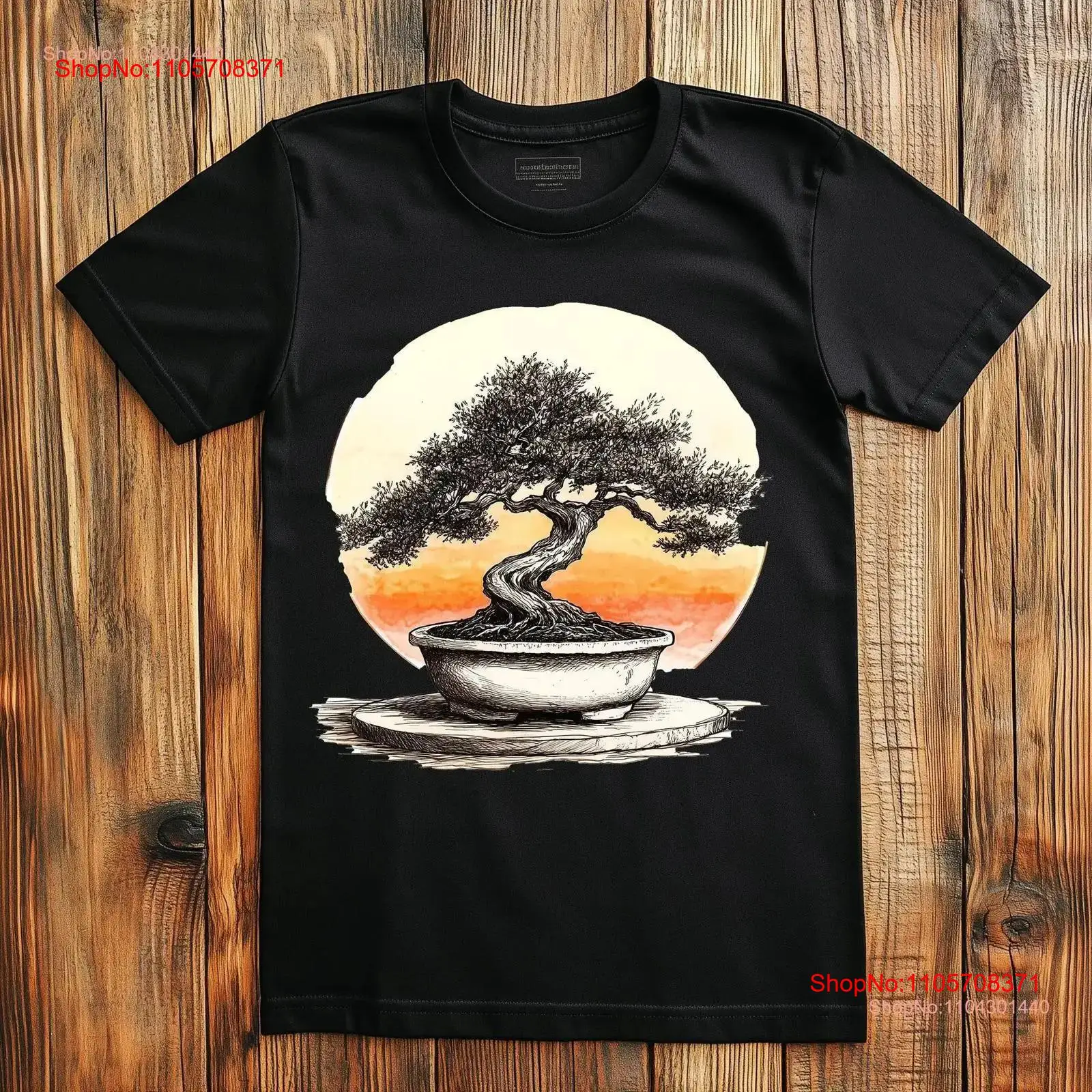 เสื้อยืดลายต้นบอนไซญี่ปุ่น สวน - Bonsai Garden Art บทวิจารณ์และราคา