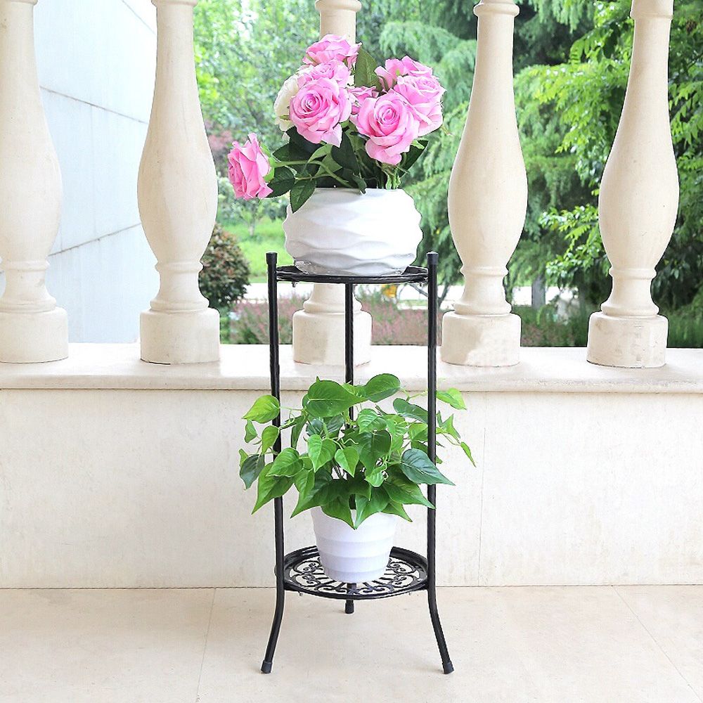 ชั้นวางกระถางต้นไม้ 2 ชั้น ดีไ - Bonsai Garden Display บทวิจารณ์และราคา