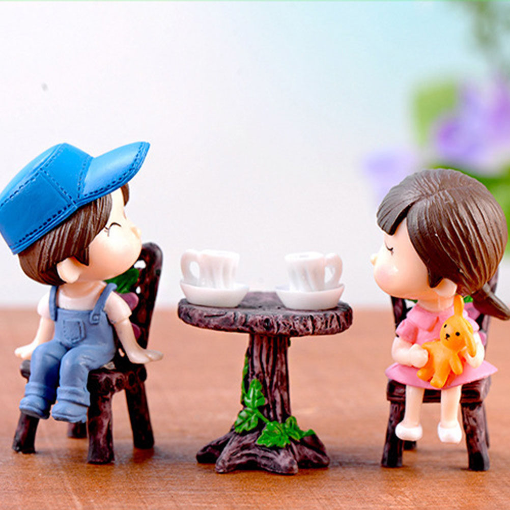 ชุดโต๊ะเก้าอี้เรซินขนาดเล็ก 5  - Bonsai Garden For Home บทวิจารณ์และราคา